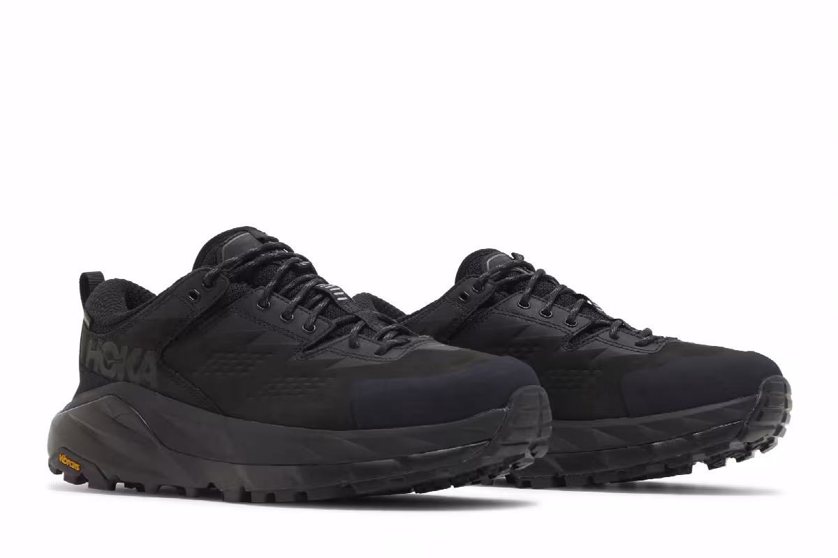 HOKA Kaha Low GTX Black Charcoal Grey, view 9