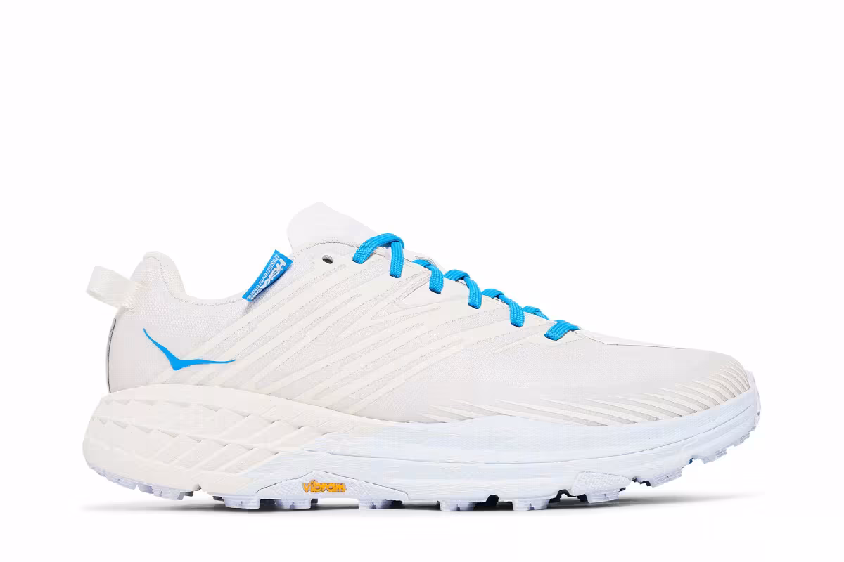 HOKA thisisneverthat x Speedgoat 4 Marshmallow Cyan, view 2