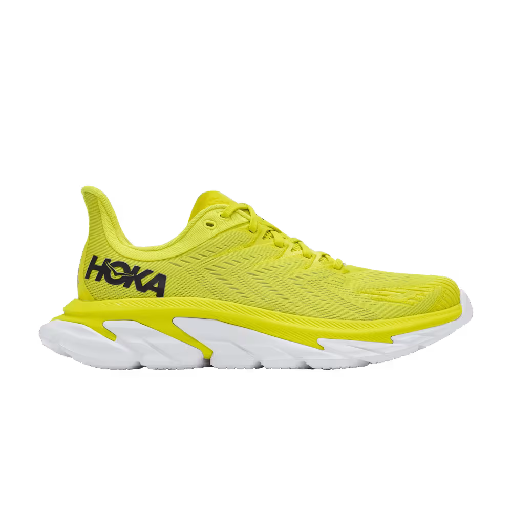 HOKA Clifton Edge Citrus White