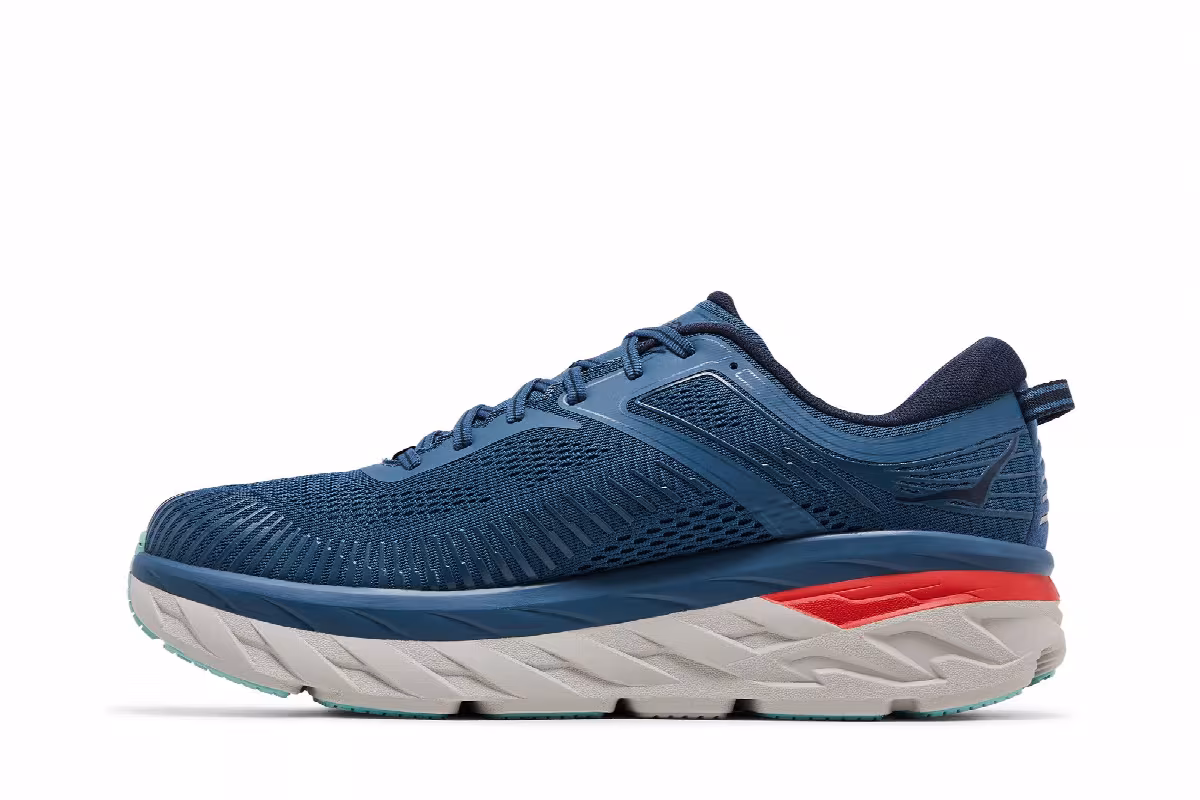 HOKA Bondi 7 Real Teal Outer Space, view 4