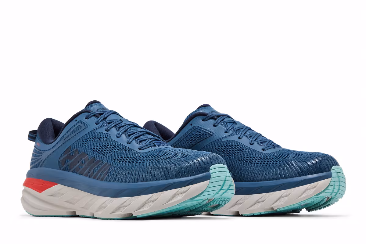 HOKA Bondi 7 Real Teal Outer Space, view 9