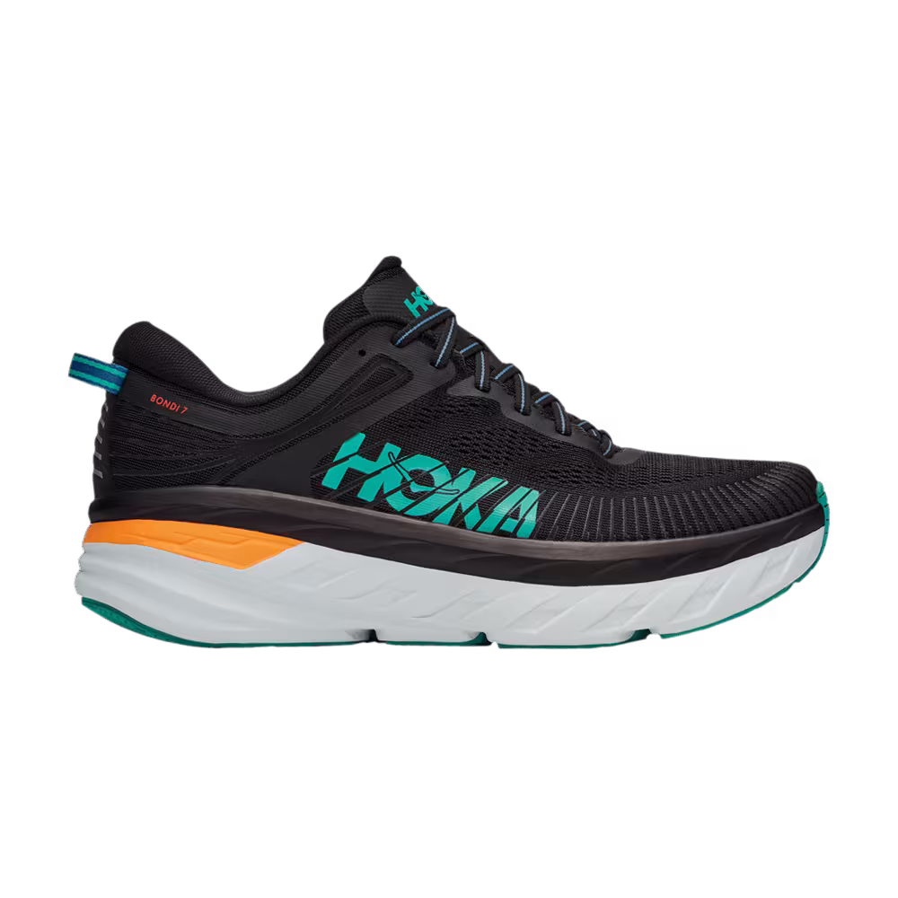 HOKA Bondi 7 Black Atlantis