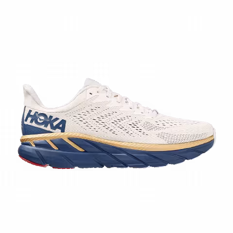 HOKA Clifton 7 'Tofu Vintage Indigo'