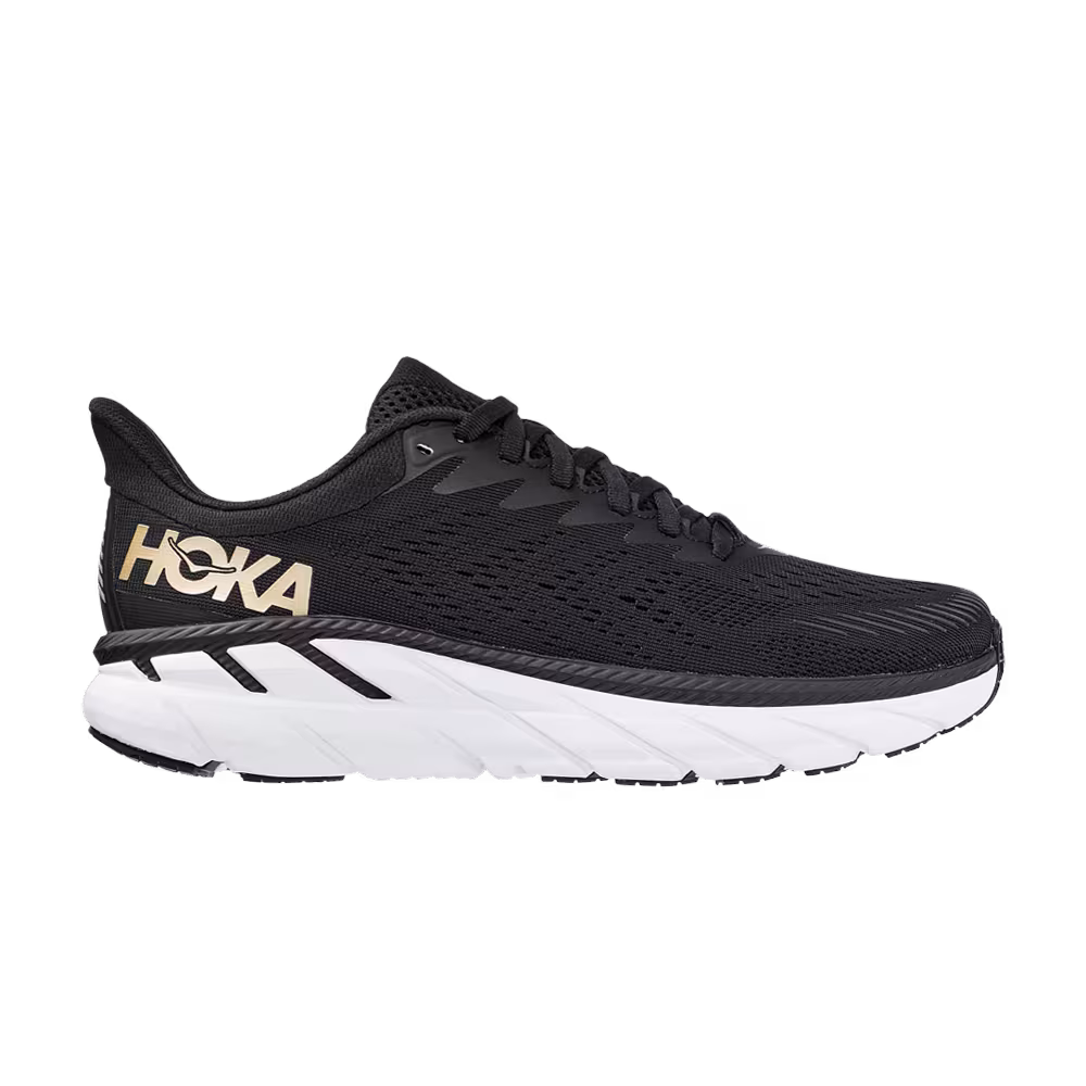 HOKA Women's Clifton 7 Black Bronze