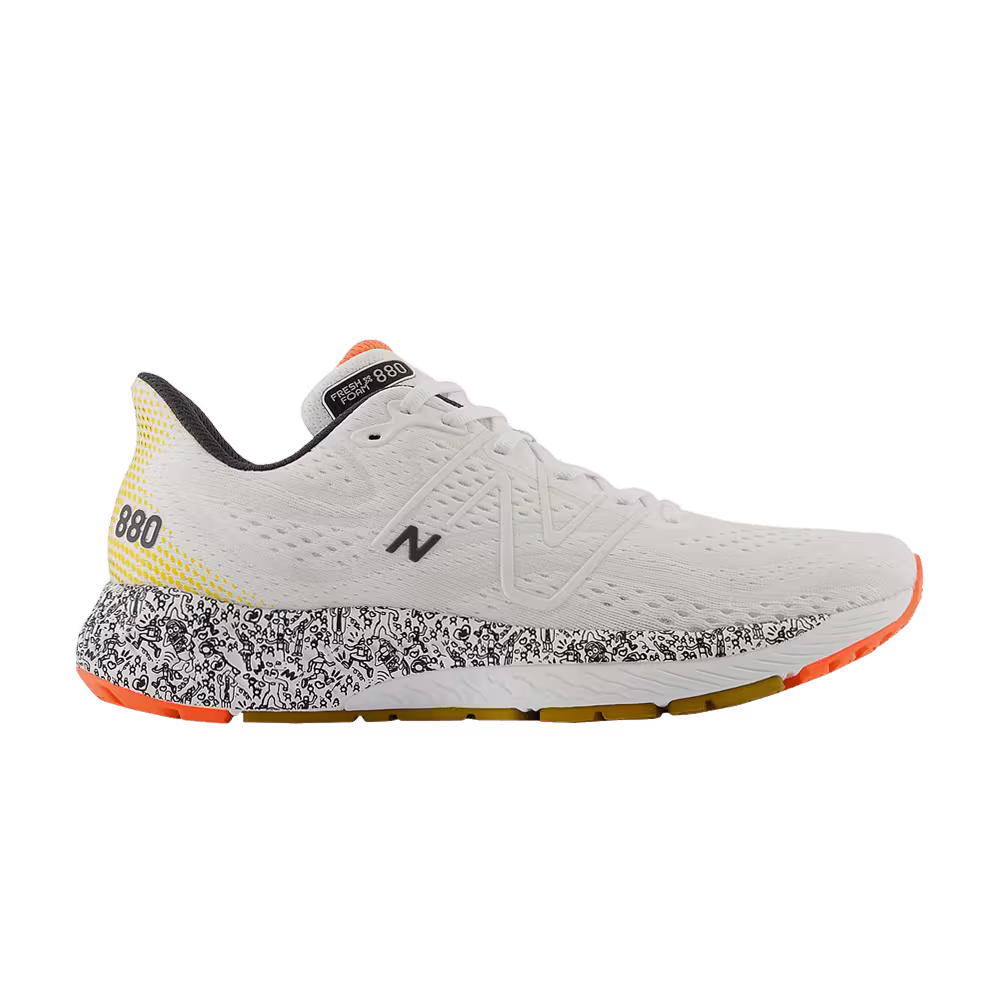 New Balance Women's Fresh Foam X 880v13 White Grapefruit