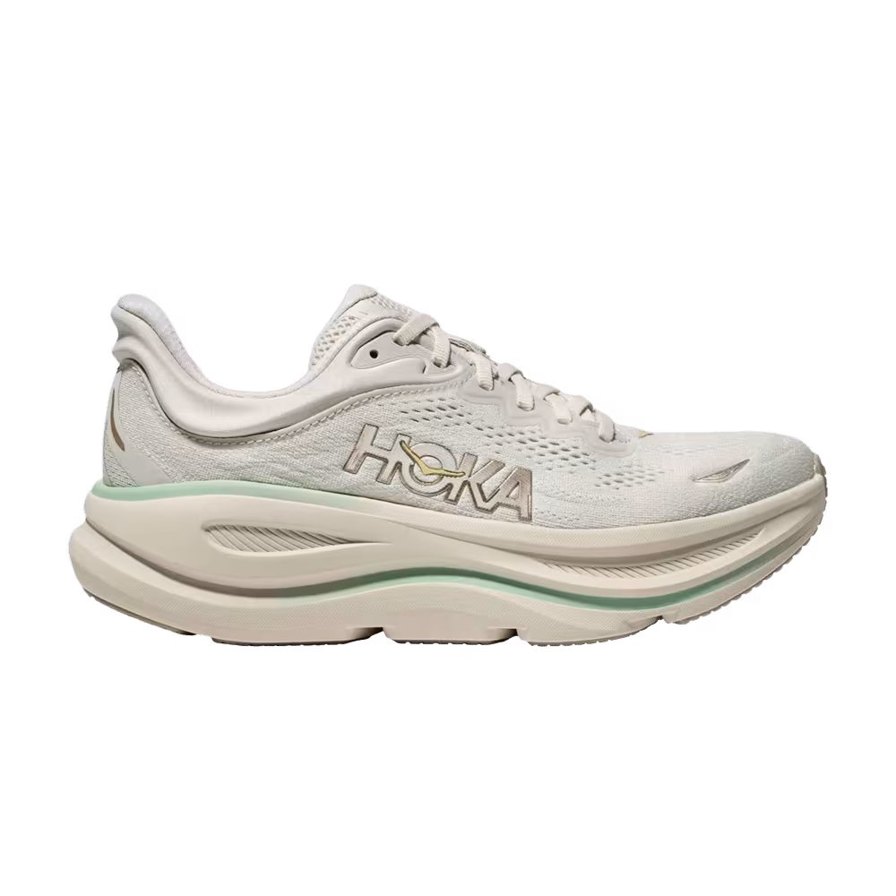 HOKA Women's Bondi 9 Truffle Salt Sea Glass