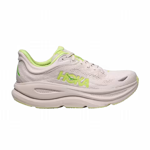 HOKA Bondi 9 2E Wide 'Grout Neon Yuzu'