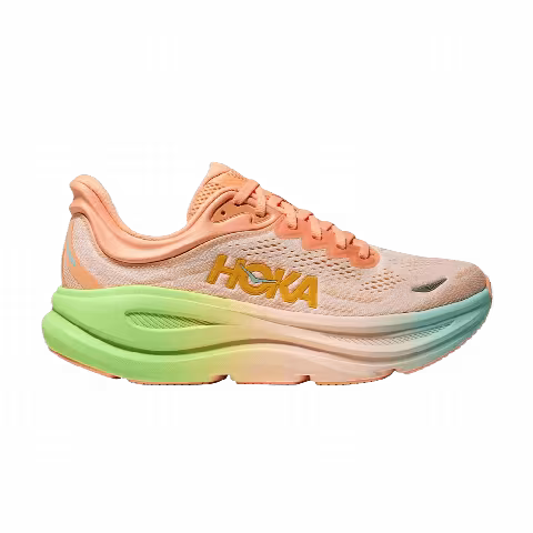 HOKA Bondi 9 'Frost Pale Tangerine'