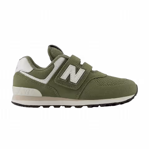 New Balance 574 Hook & Loop Little Kid Wide 'Dark Olivine'
