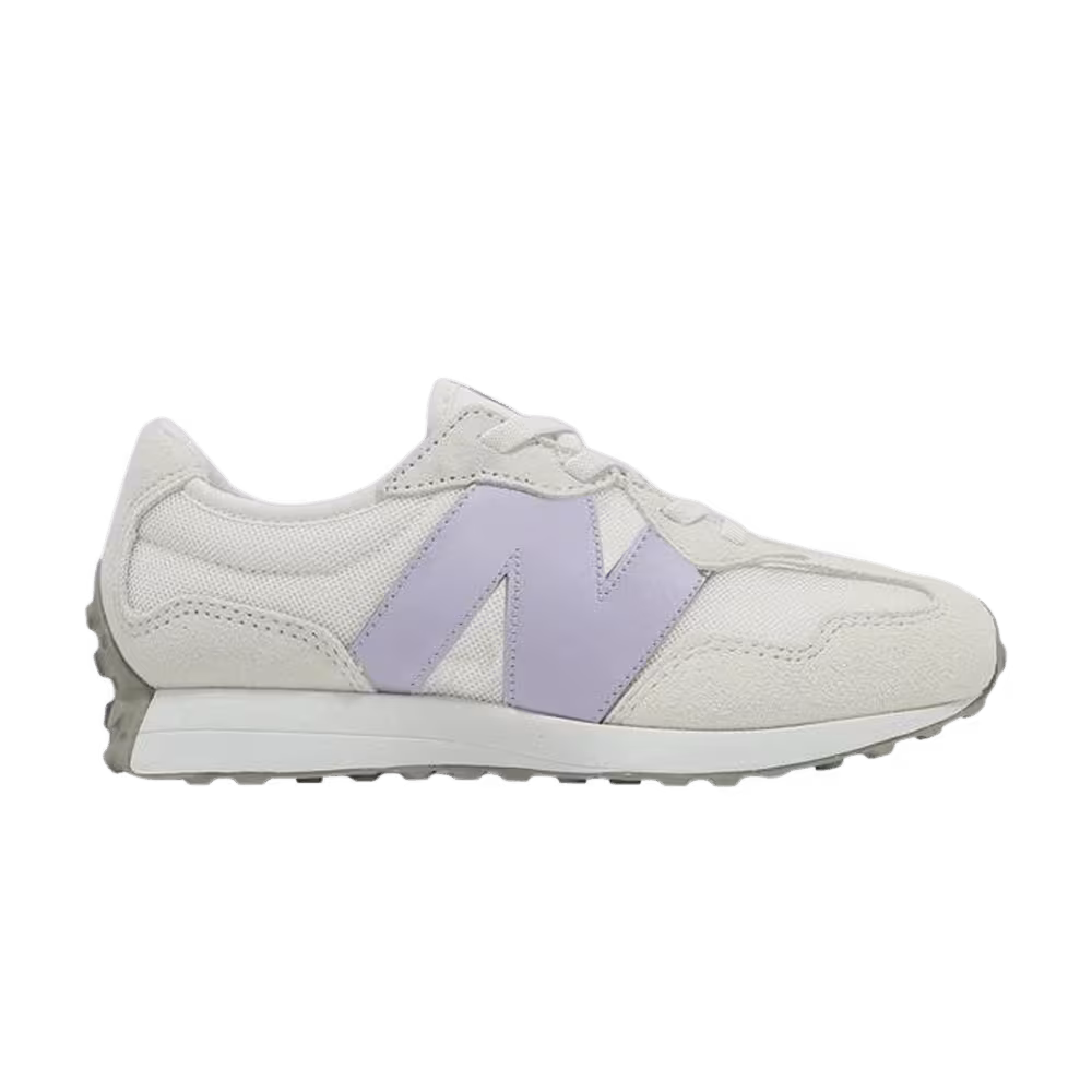New Balance 327 Little Kid Wide White Purple