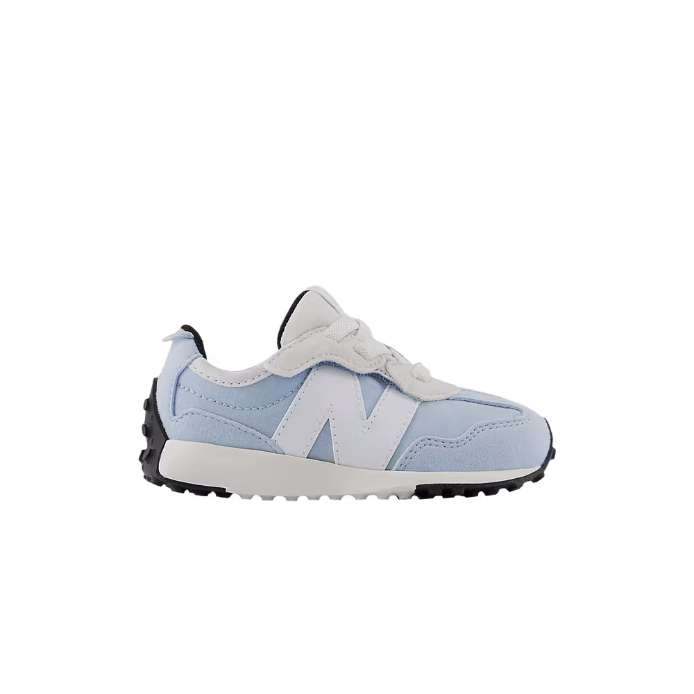 New Balance 327 New-B Hook & Loop Toddler Wide Light Chrome Blue