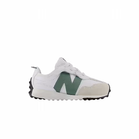 New Balance 327 New-B Hook & Loop Toddler 'White Dark Juniper'