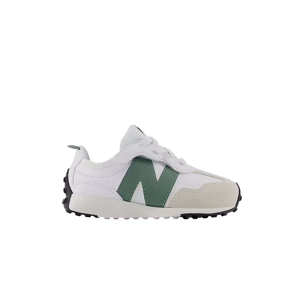 New Balance 327 New-B Hook & Loop Toddler White Dark Juniper