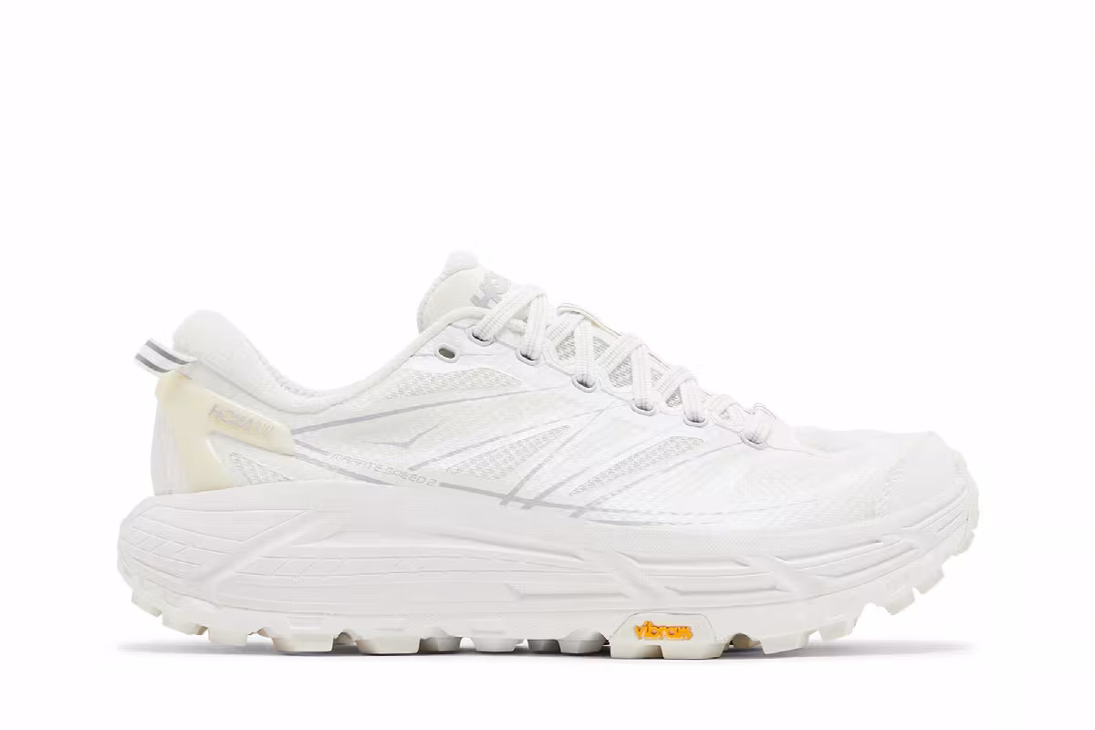 HOKA Mafate Speed 2 White Lunar Rock, view 2