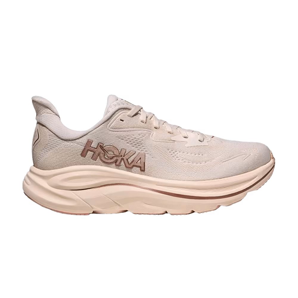 HOKA Women's Clifton 10 Alabaster Rose Gold