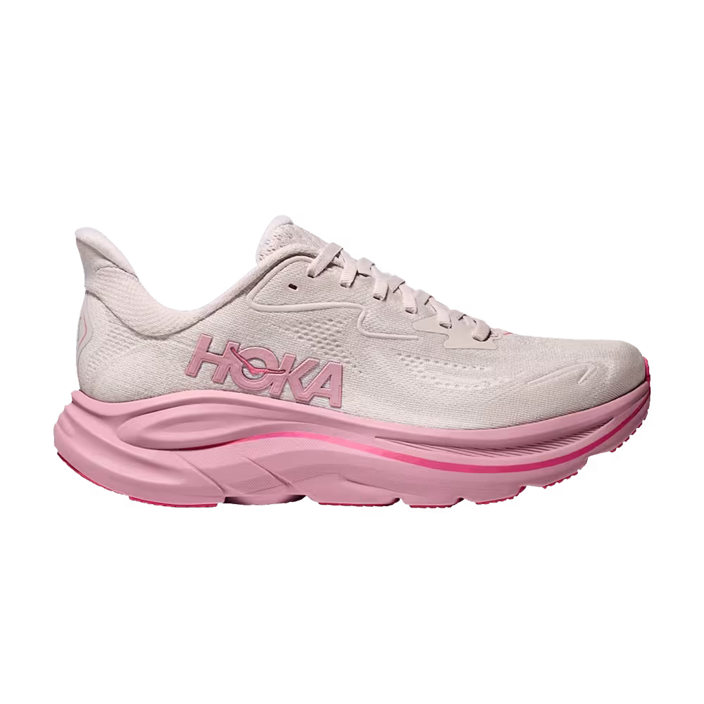 HOKA Women's Clifton 10 Wide Rose Cream