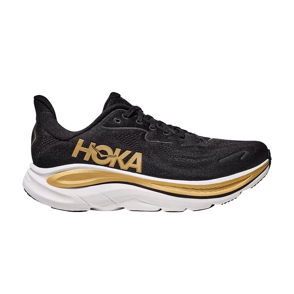 HOKA Clifton 10 Black Gold