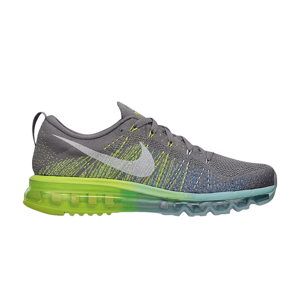 Nike Women's Flyknit Air Max Light Charcoal Volt