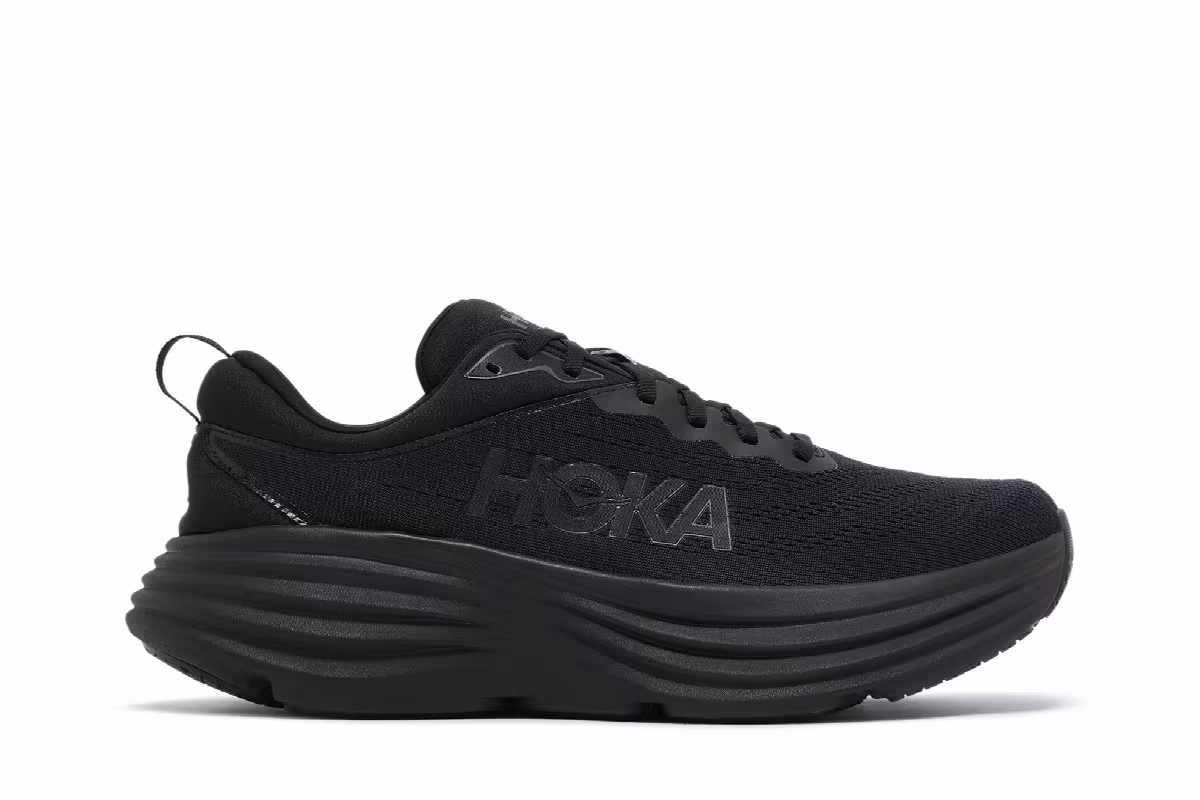 HOKA Bondi 8 Black, view 2