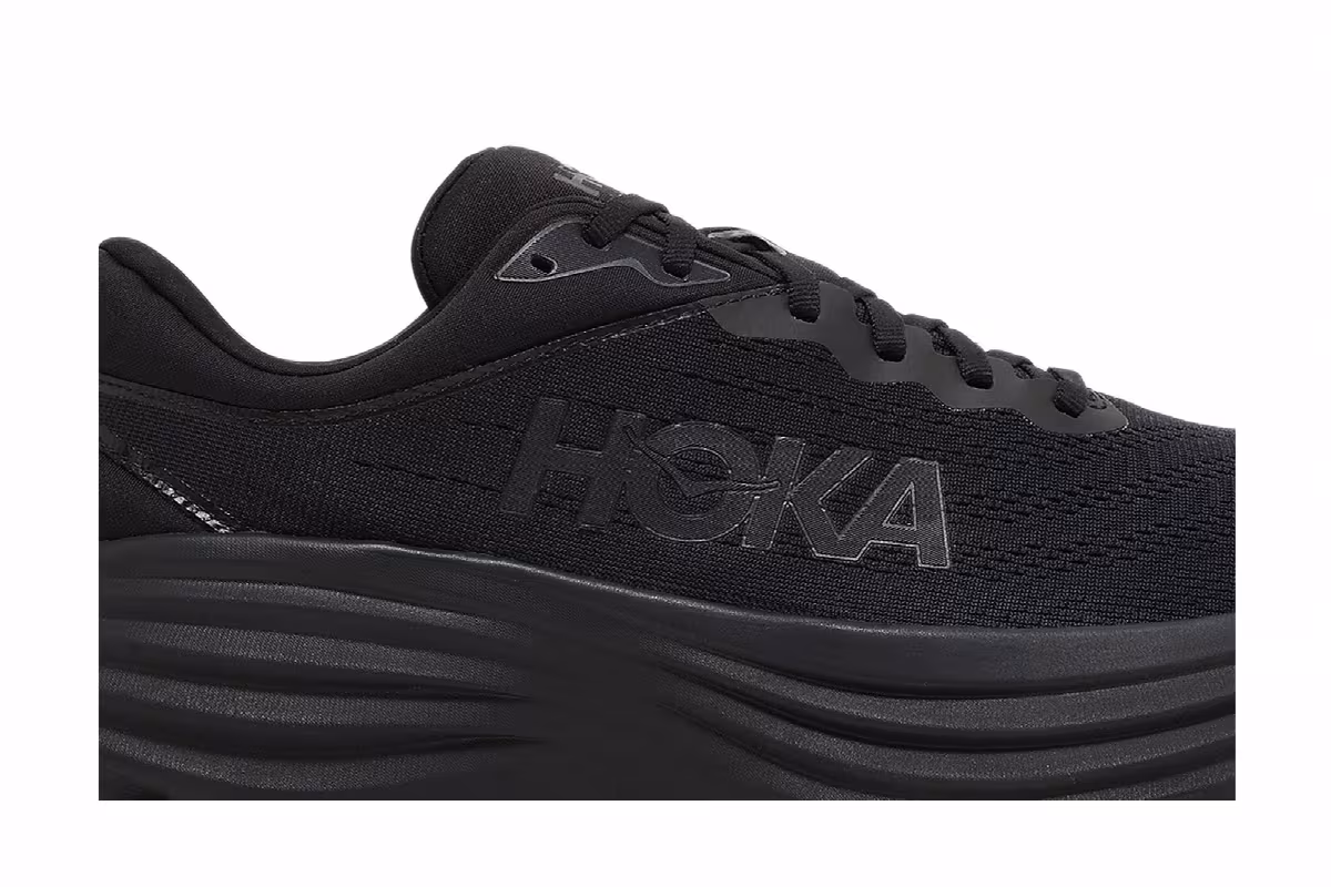 HOKA Bondi 8 Black, view 3