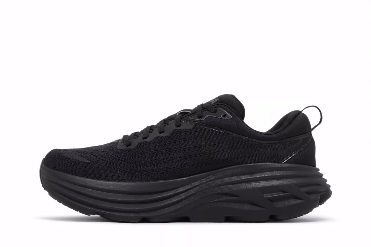 HOKA Bondi 8 Black, view 4