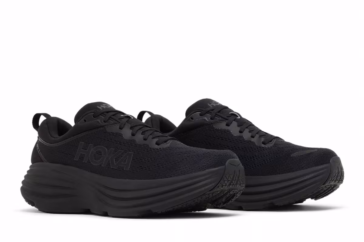 HOKA Bondi 8 Black, view 9