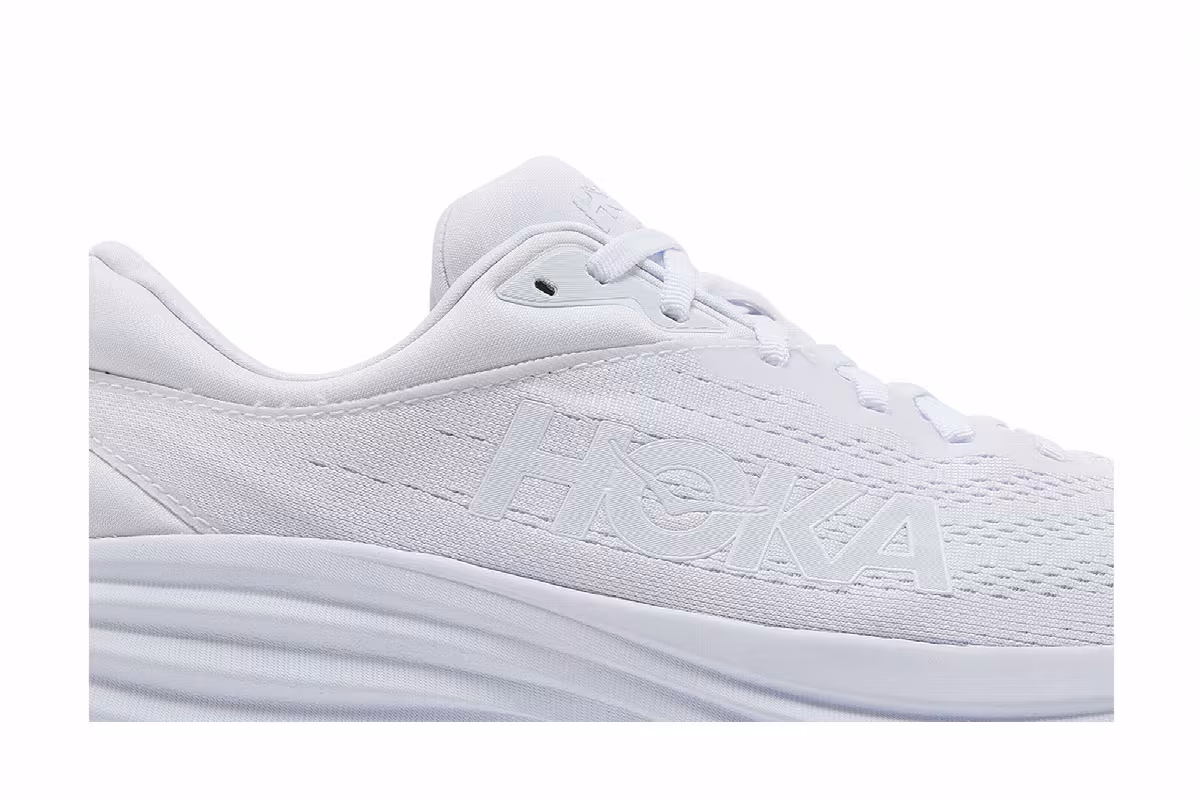HOKA Bondi 8 Triple White, view 3