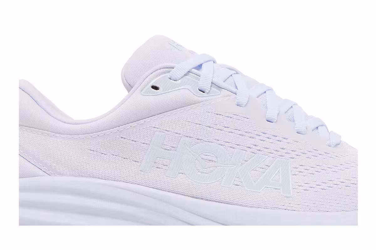 HOKA Women's Bondi 8 White, view 3