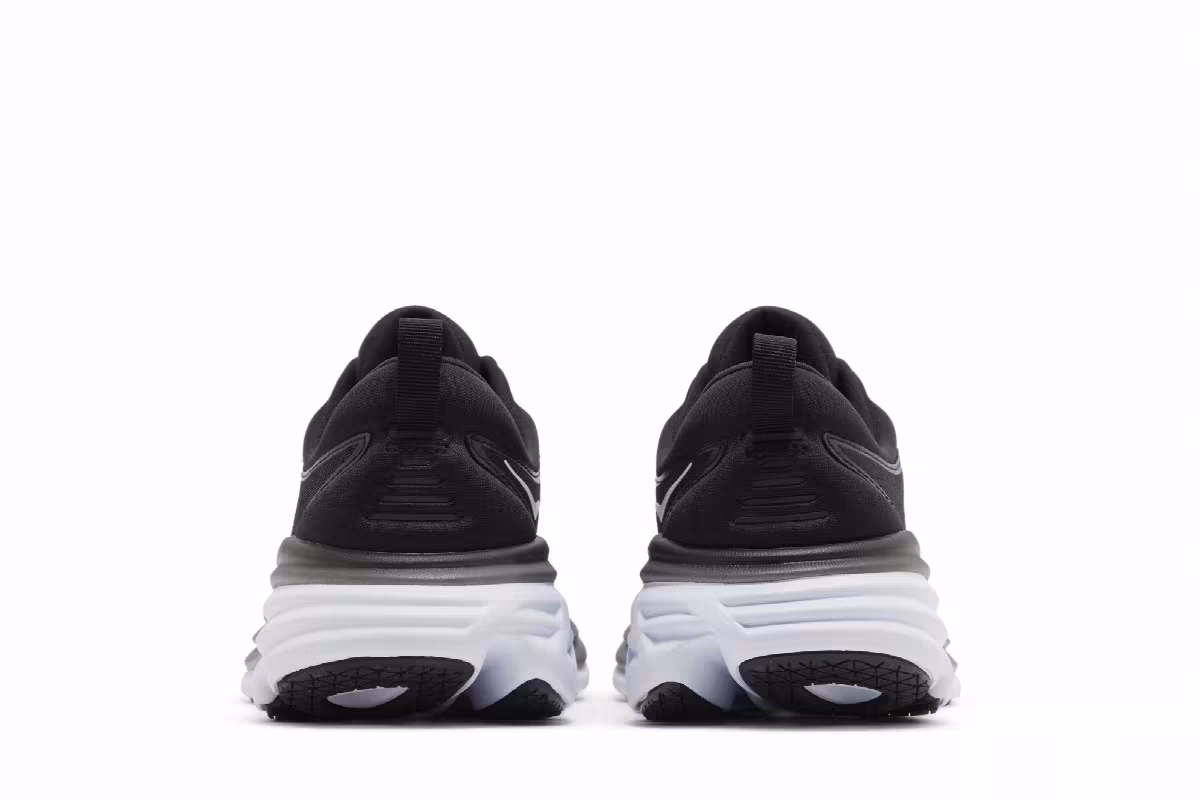HOKA Women's Bondi 8 Black White, view 7
