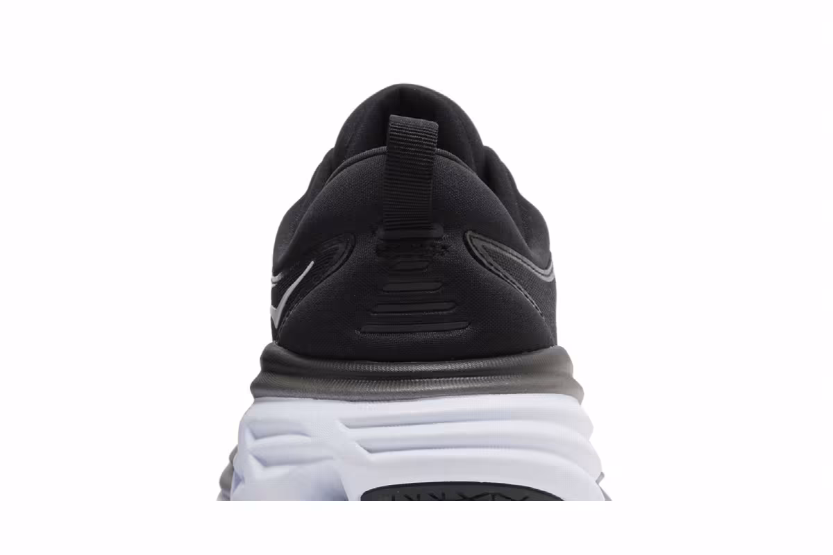 HOKA Women's Bondi 8 Black White, view 8