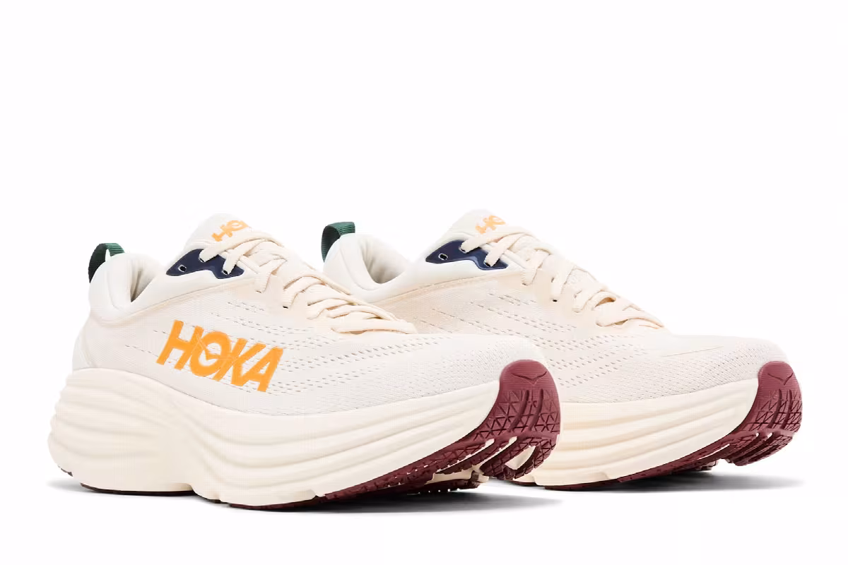 HOKA Bondi 8 Oat Milk Alabaster, view 9