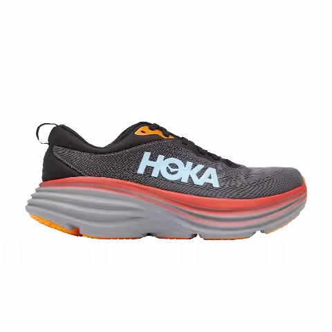 HOKA Bondi 8 'Anthracite Blue Red'