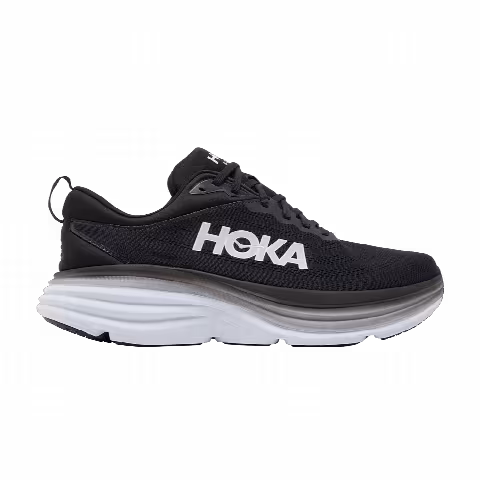 HOKA Bondi 8 2E Wide 'Black White'