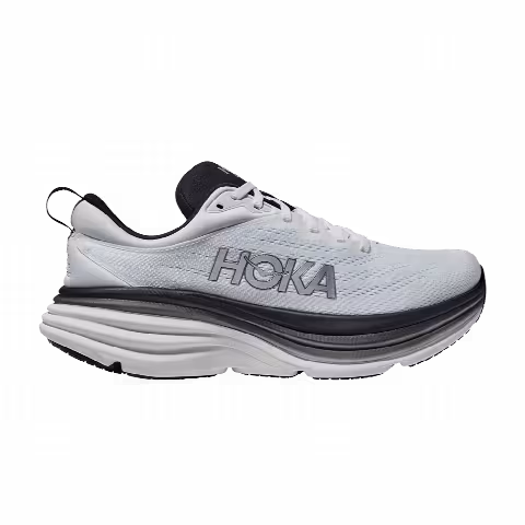 HOKA Bondi 8 2E Wide 'White Black'