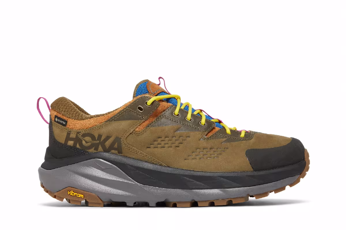 Bodega x HOKA Kaha Low GTX Martini Olive Almond, view 2