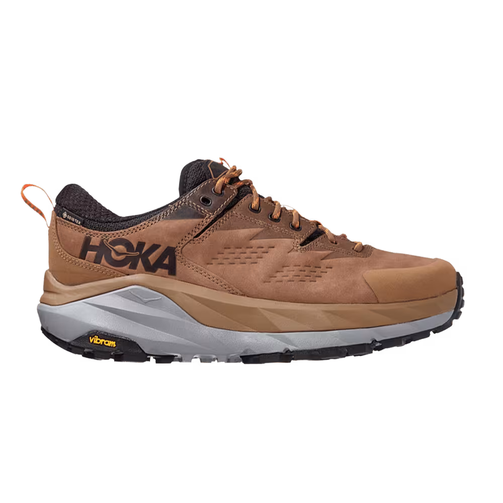 HOKA Kaha Low GORE-TEX Otter Persimmon Orange