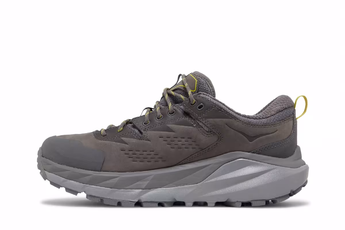 HOKA Kaha Low GTX Charcoal Grey Green Sheen, view 4