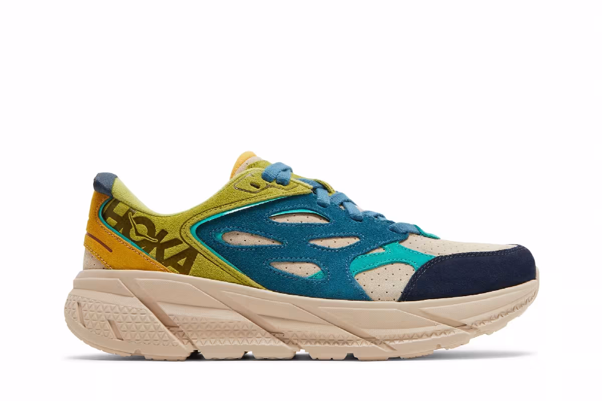 HOKA Clifton L Suede Multi-Color, view 2