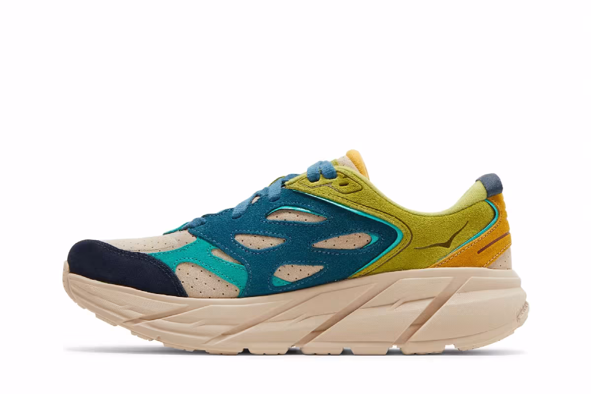 HOKA Clifton L Suede Multi-Color, view 4