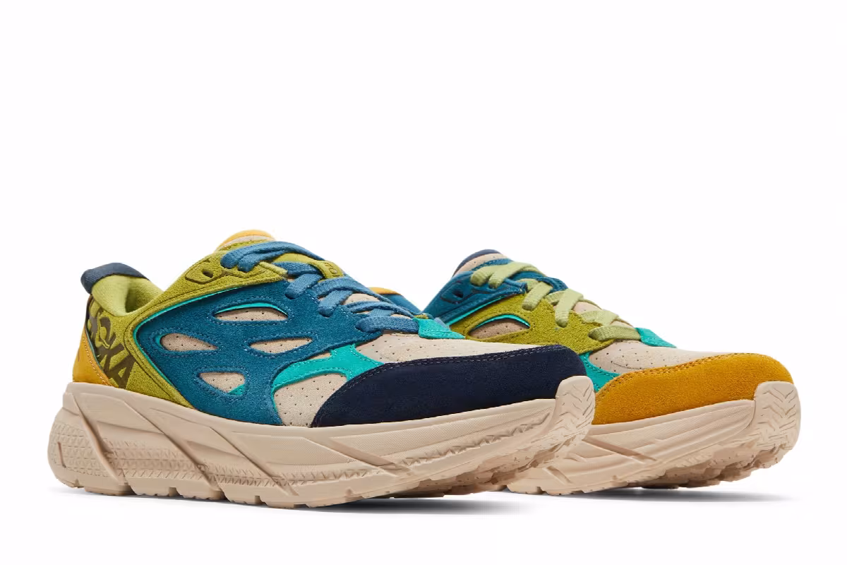 HOKA Clifton L Suede Multi-Color, view 9