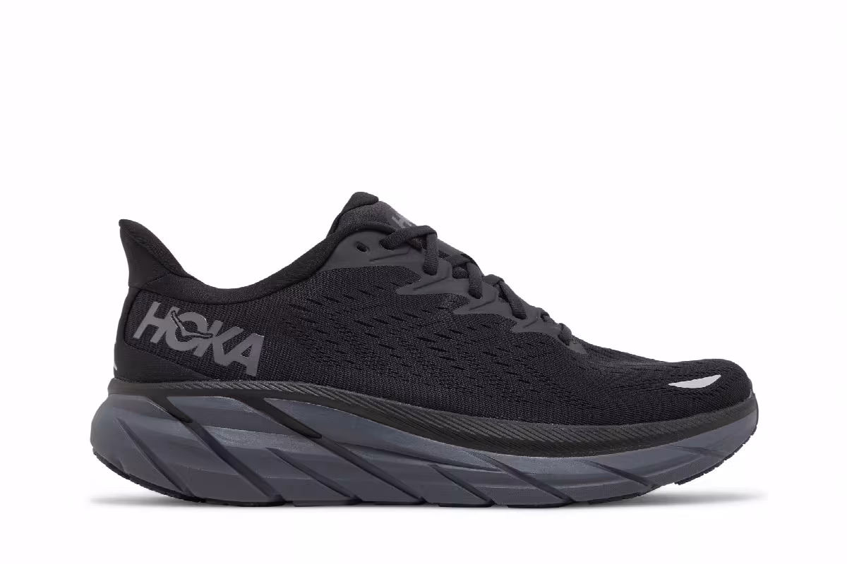 HOKA Clifton 8 Black, view 2