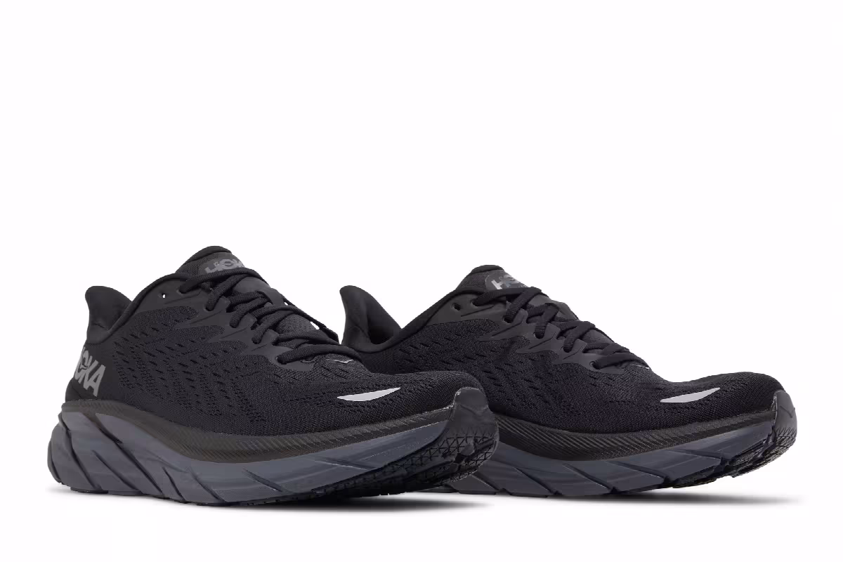 HOKA Clifton 8 Black, view 9