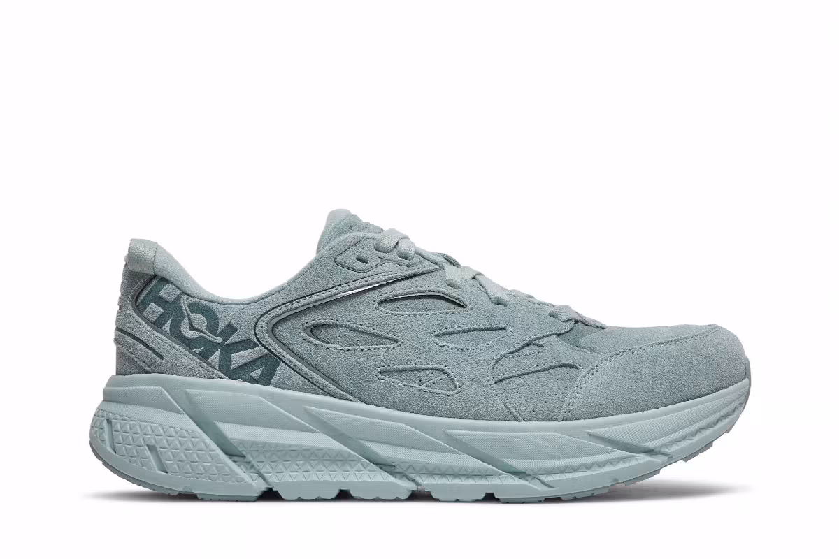 HOKA Clifton L Grey Mist, view 2