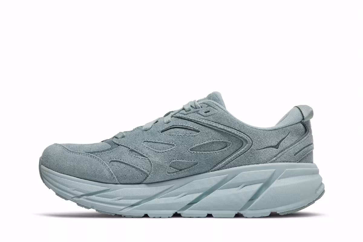 HOKA Clifton L Grey Mist, view 4