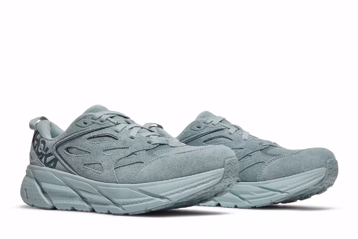 HOKA Clifton L Grey Mist, view 9