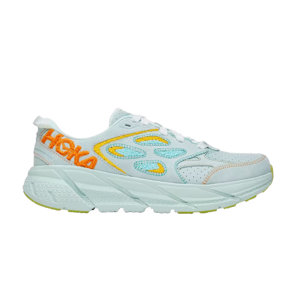 HOKA Clifton L Embroidery - Blue Glass