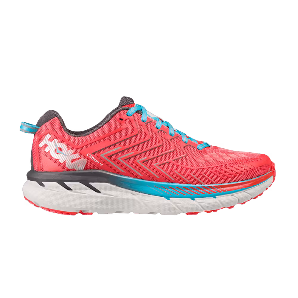 HOKA Women's Clifton 4 Dubarry Grenadine