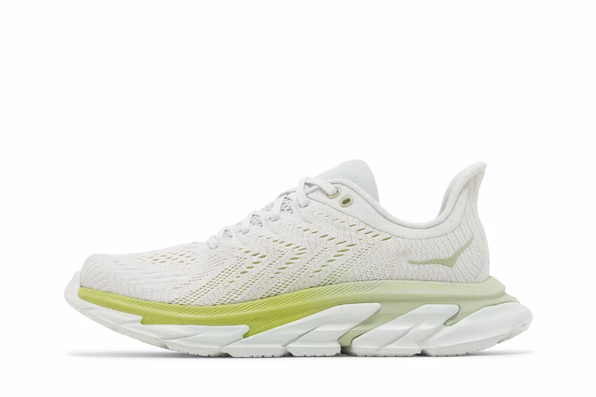 HOKA Clifton Edge Blue Flower Green Glow, view 4