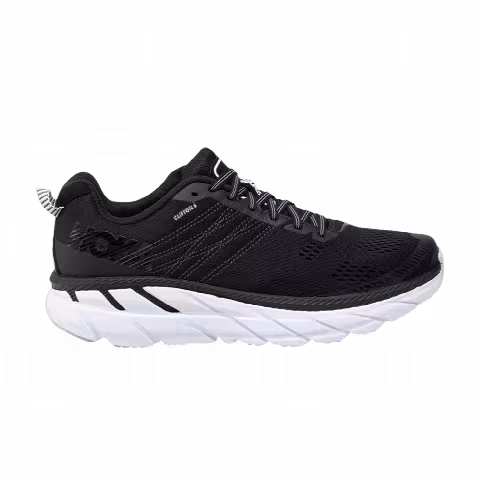 HOKA Clifton 6 'Black White'