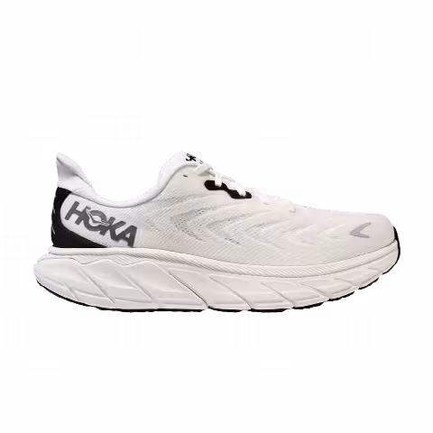 HOKA Arahi 6 2E Wide 'Blanc De Blanc Steel Wool'
